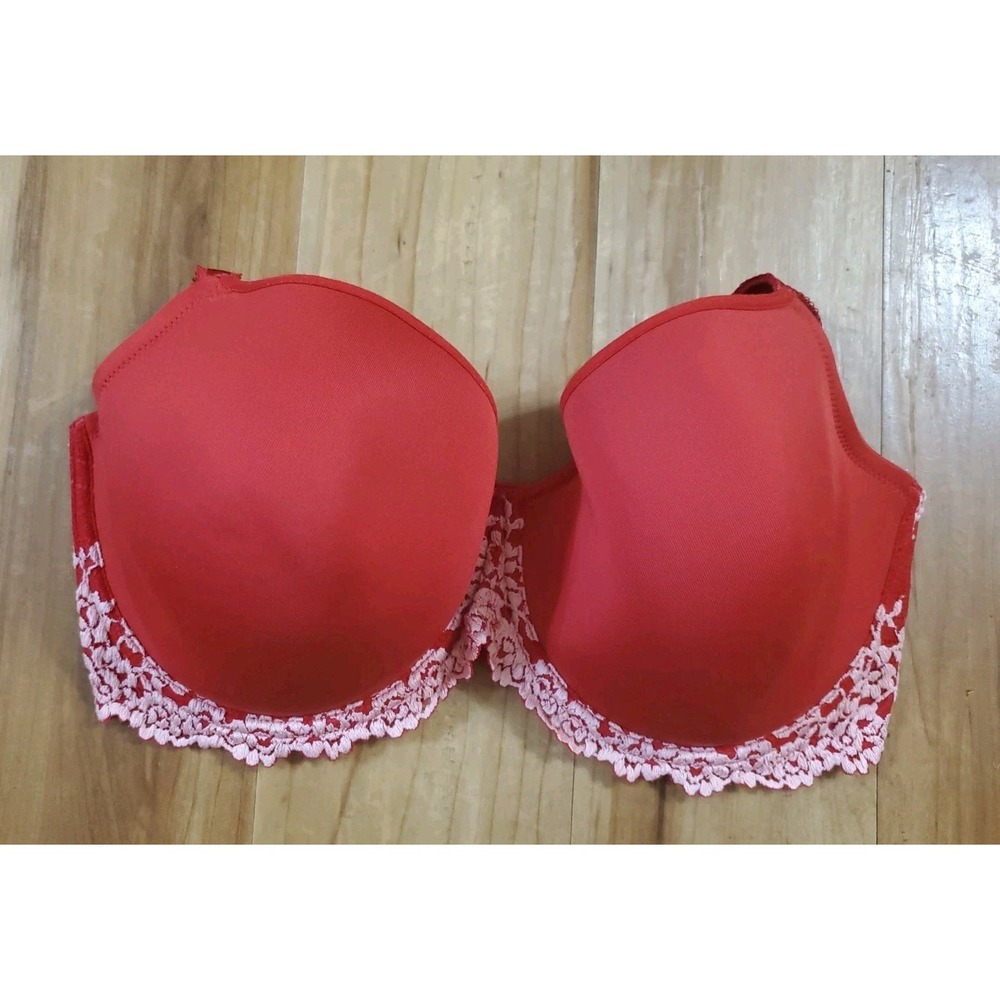 Wacoal Bra 36G Embrace Lace Underwire RED Style 853191